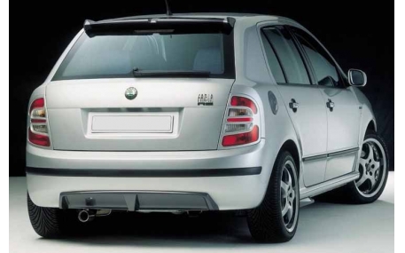Накладка задняя Skoda Fabia