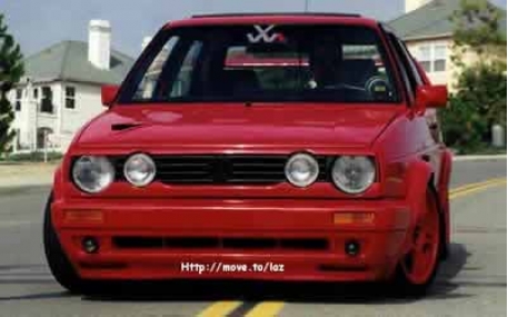 Ресницы Volkswagen Golf 2