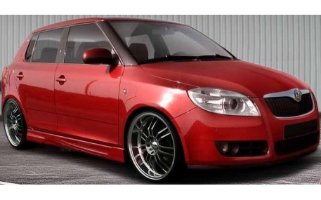 Пороги Skoda Fabia