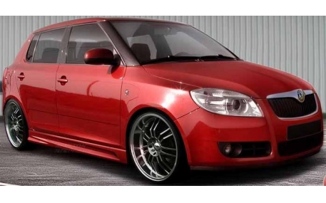Пороги Skoda Fabia