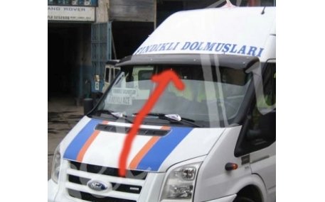 Козырек Ford Transit