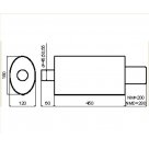 Глушитель универсальный NM-130/10