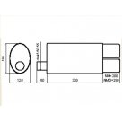 Глушитель универсальный NM-241/19-1