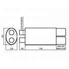 Глушитель универсальный NM-253/70RS