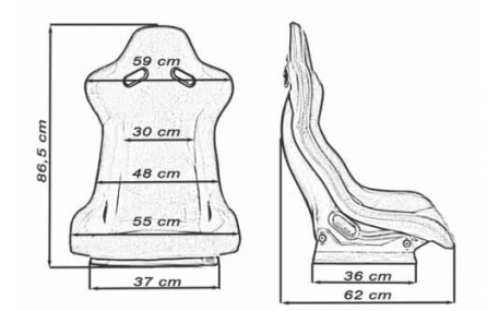 Сиденья MONZA RALLY BLACK