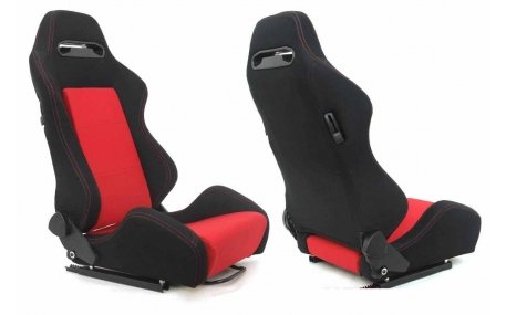 Сиденья MONZA R-LOOK Black /Red