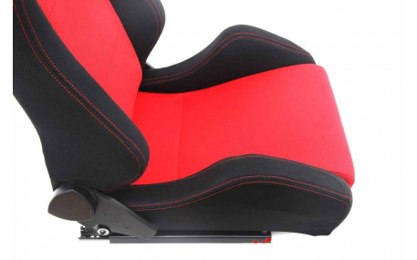 Сиденья MONZA R-LOOK Black /Red