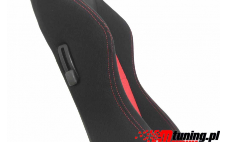 Сиденья MONZA R-LOOK Black /Red