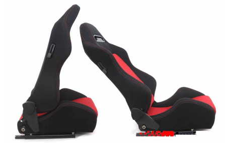 Сиденья MONZA R-LOOK BLACK/RED