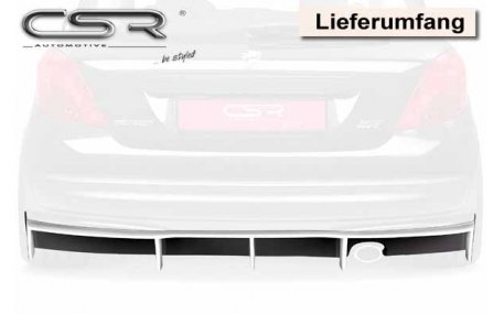 Накладка задняя Peugeot 207