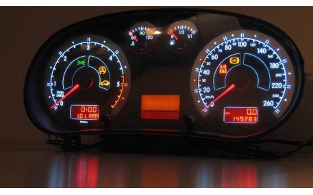 Шкалы приборов AUDI A3 8L
