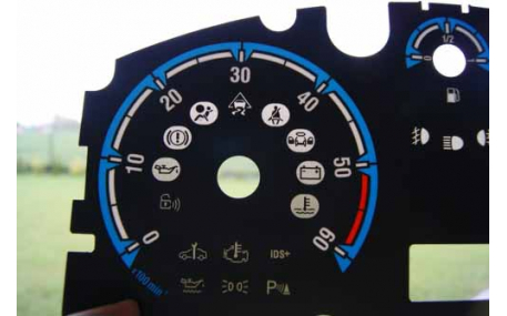 Шкалы приборов Opel Astra H