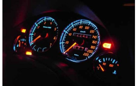 Шкалы приборов Opel Tigra