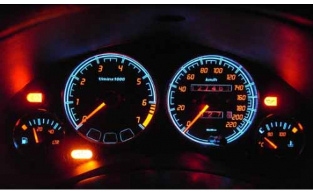 Шкалы приборов Opel Tigra