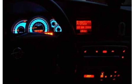Шкалы приборов Opel Vectra B