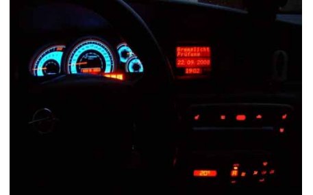 Шкалы приборов Opel Vectra B