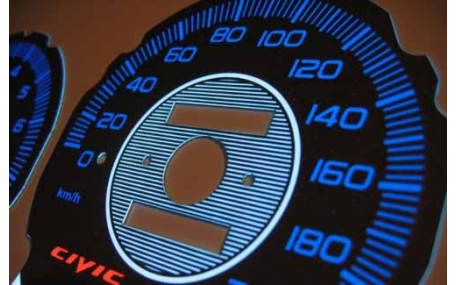 Шкалы приборов Honda Civic