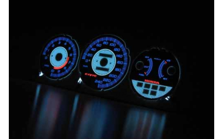 Шкалы приборов Honda Civic