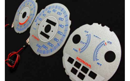 Шкалы приборов Honda Civic