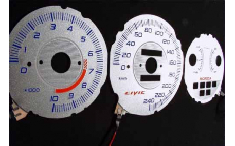 Шкалы приборов Honda Civic