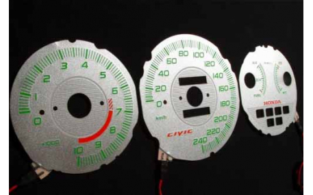 Шкалы приборов Honda Civic