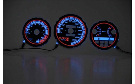 Шкалы приборов Honda Civic