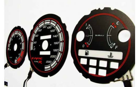 Шкалы приборов Honda Civic