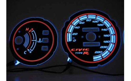 Шкалы приборов Honda Civic