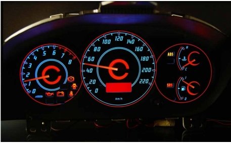 Шкалы приборов Honda Civic