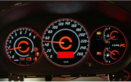 Шкалы приборов Honda Civic