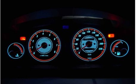 Шкалы приборов Honda Civic