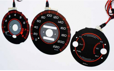 Шкалы приборов Honda Civic