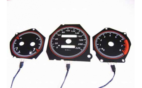 Шкалы приборов Daewoo Lanos