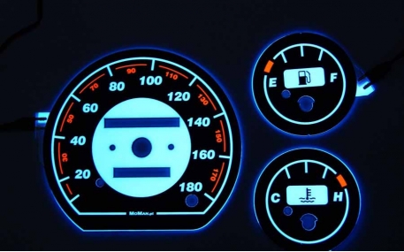 Шкалы приборов Daewoo Matiz