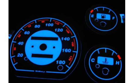 Шкалы приборов Daewoo Matiz