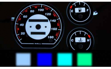 Шкалы приборов Daewoo Matiz