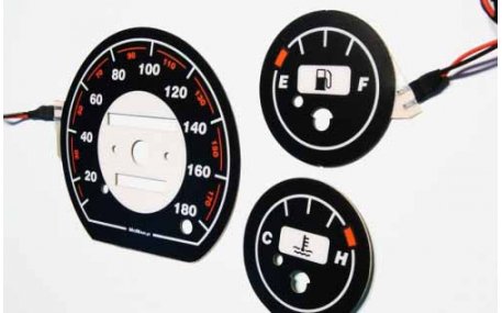 Шкалы приборов Daewoo Matiz