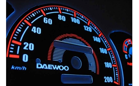 Шкалы приборов Daewoo Nexia