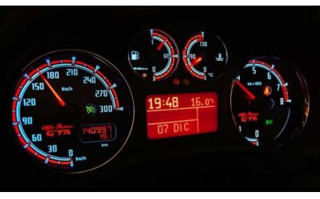 Шкалы приборов Alfa Romeo 147