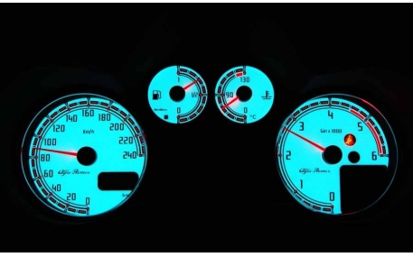 Шкалы приборов Alfa Romeo 147