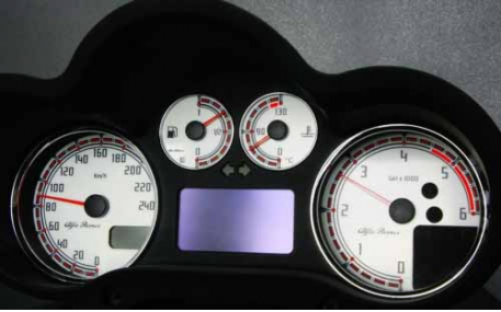Шкалы приборов Alfa Romeo 147