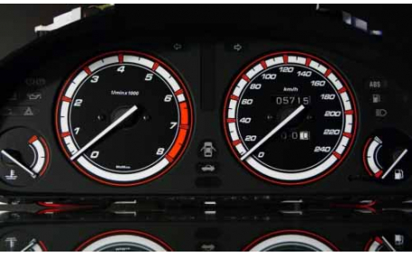 Шкалы приборов Honda Accord
