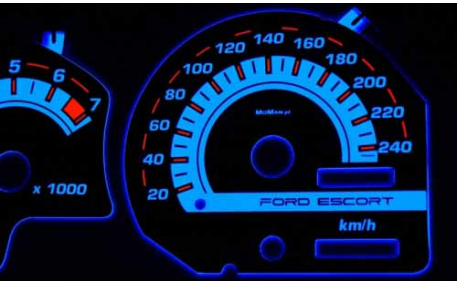 Шкалы приборов Ford Escort MK5/6