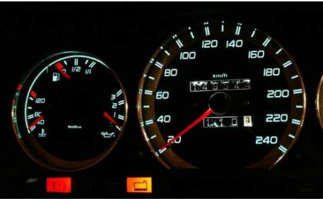 Шкалы приборов Mercedes E-class W124