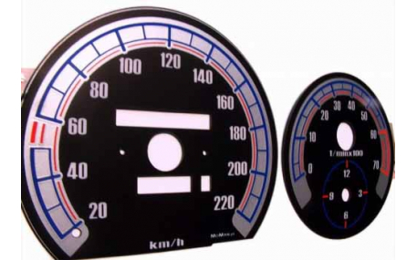 Шкалы приборов Mercedes C-class W201