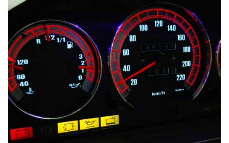 Шкалы приборов Mercedes E-class W124