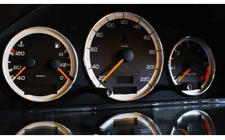 Шкалы приборов Mercedes