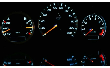 Шкалы приборов Mercedes