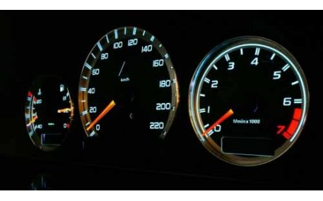 Шкалы приборов Mercedes