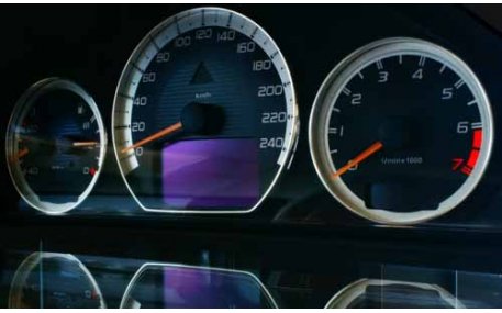 Шкалы приборов Mercedes E-class W210